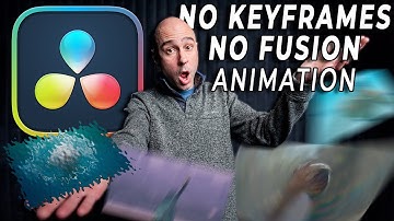 ANIMATE Anything WITHOUT Fusion or Keyframes in DaVinci Resolve 17 | Quick Tip Tuesday!
