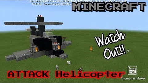 MINECRAFT! ATTACK Helicopter