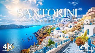 SANTORINI 4K Ultra HD - Impressive footage Relaxing movie with beautiful scenery with soothing music