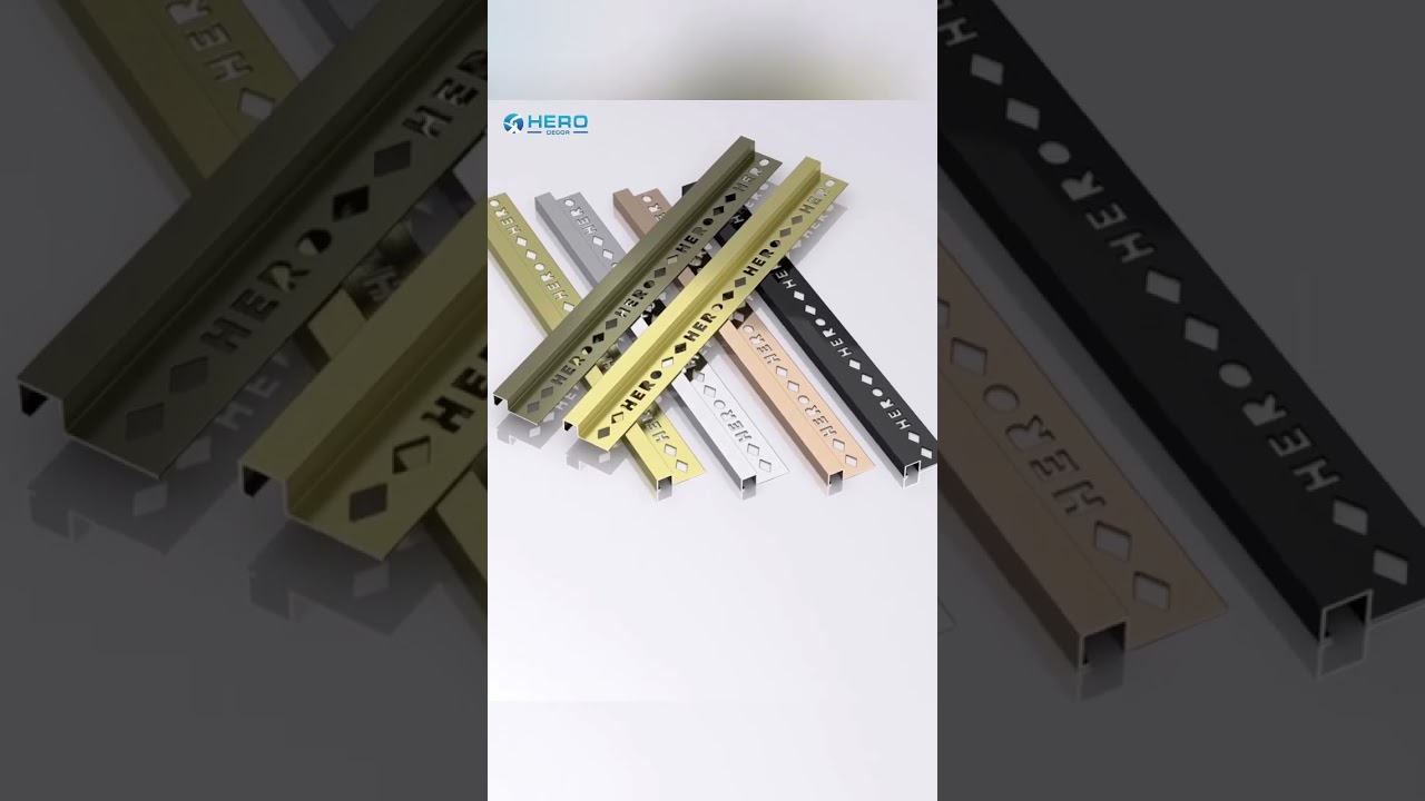 🧱 Sharp Looks, Smooth Edges – Meet the Square Tile Trim 