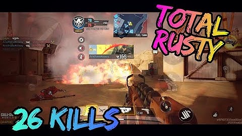 COD Mobile 10Vs10 Kill Confirm Team Death Match || COD Mobile Rust Map || Time To Get Rusty