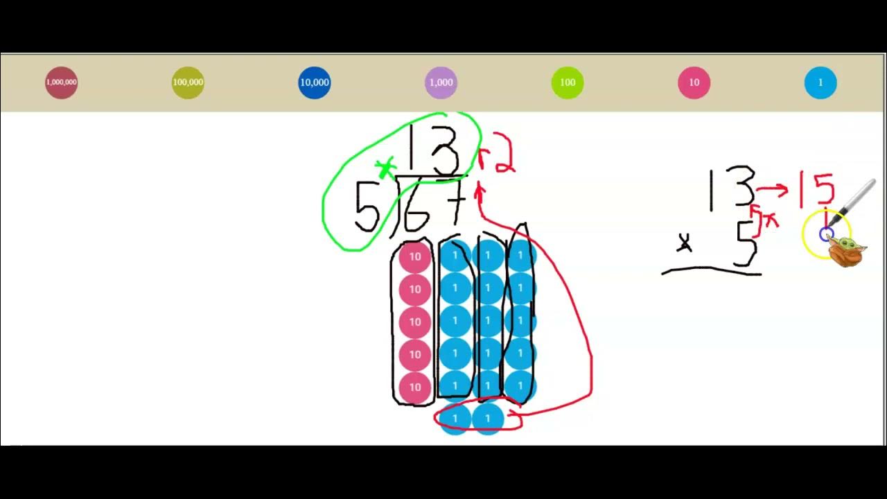 67 divided by 5 - YouTube