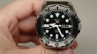 Seiko 5 Sports Men's Watch Review Model: SRP599K1S - YouTube