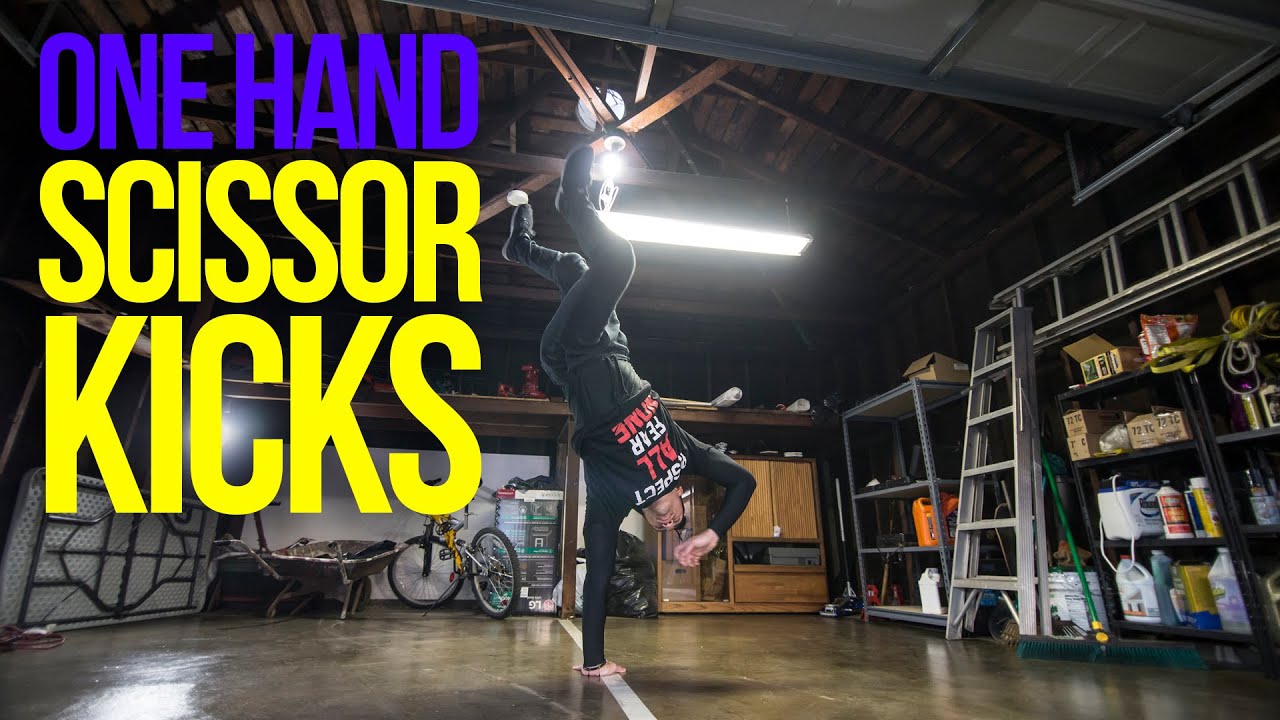 How to do 1 Hand Scissor Kicks Darren Wong(Kinjaz) Beginner's Guide YouTube