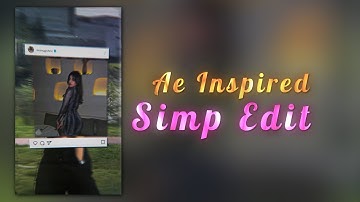 KANGNA TERA NI EDIT || AE INSPIRED || ALIGHT MOTION FREE PRESET