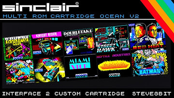 Sinclair ZX Spectrum 48k Rom Cartridge - Multi Games by Ocean software Volume 2