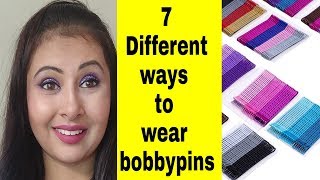 Bobby pins hairstyle tutorial in Hindi for thin hair| kaurtips ♥️