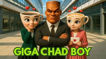 GIGA CHAD TUNG TUNG SAHUR x Sigma Girl | Ballerina Cappuccina Love Story [Sigma Boy Remix]