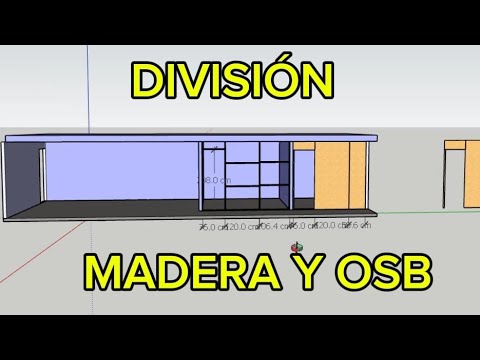 DIVISION DE MADERA Y OSB EN CASA DE CONCRETO