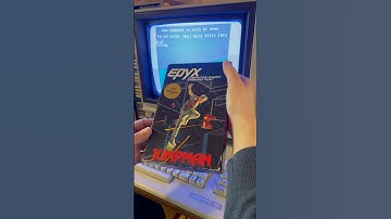 Retro Gaming ASMR: Loading JumpMan for Commodore 64, from floppy disk #retrocomputing #80s #asmr