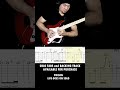 POISON LIFE GOES ON GUITAR SOLO TABS