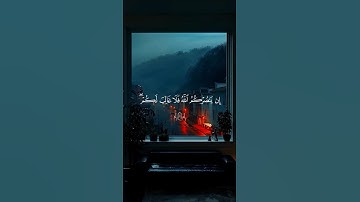 إن ينصركم الله فلا غالب لكم ♡| #قرآن #تلاوة_خاشعة #ياسر_الدوسري #راحة_نفسية #تابعوني #اكسبلور #لايك