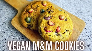 VEGAN M&M COOKIES | Katie Makes It Vegan