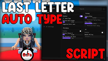 [💬OP] Last Letter NEW Script Auto Type, Win Easily & MORE - Roblox 2025