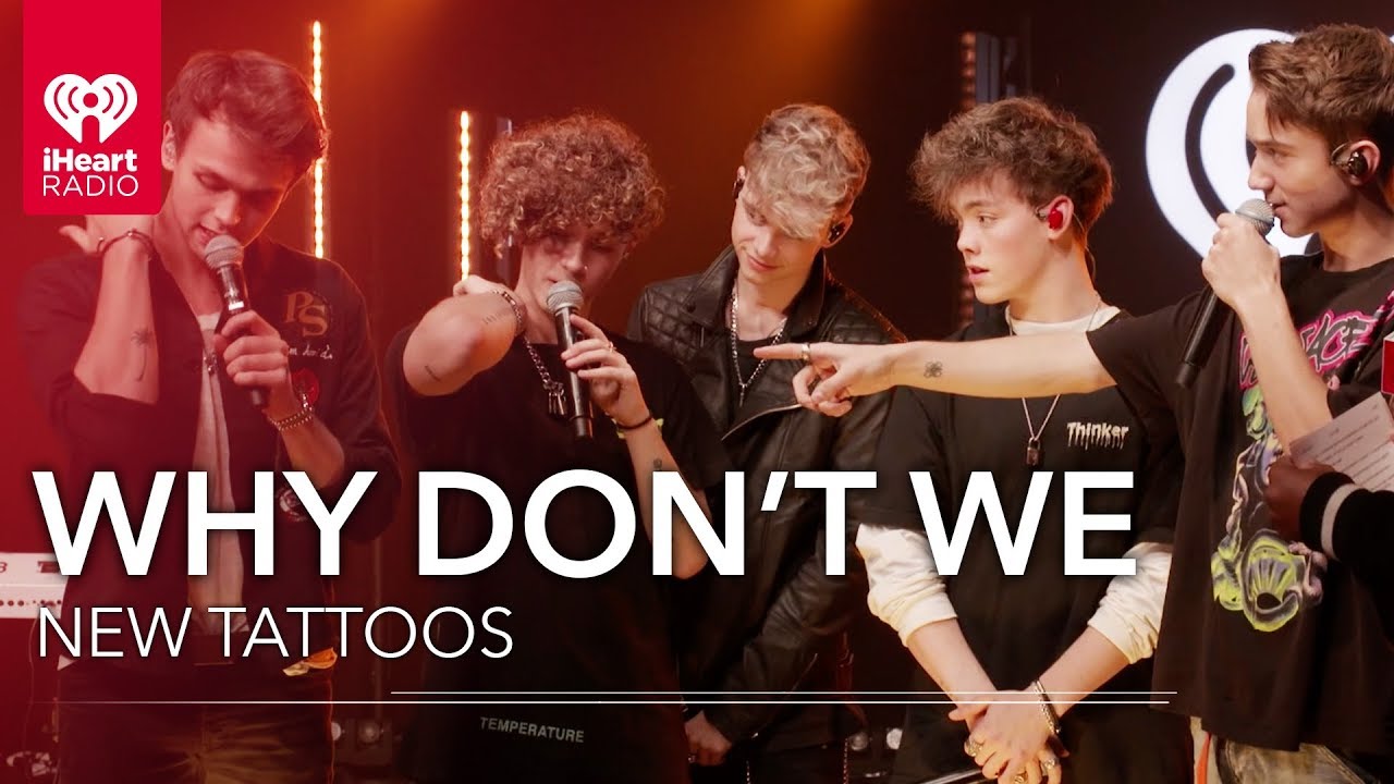 Where Did Why Don't We Get Their Newest Tattoos? | iHeartRadio Live!