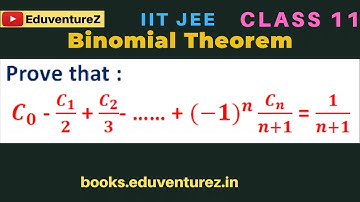 Prove that : C_0 - C_1/2 + C_2/3- …… + 〖(-1)〗^n  C_n/(n+1) = 1/(n+1)