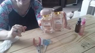 Refilling Empty Perfume Bottle