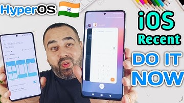 🇮🇳 🚨Official - iOS Recent Style in HyperOS System Launcher - DO IT NOW