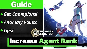 How to Increase AGENT RANK Fast (Unlock Champions!) – Digimon Story: Time Stranger