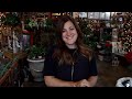 Tour of my Parent's Garden Center! Holiday Open House! ❄️🎄// Garden Answer