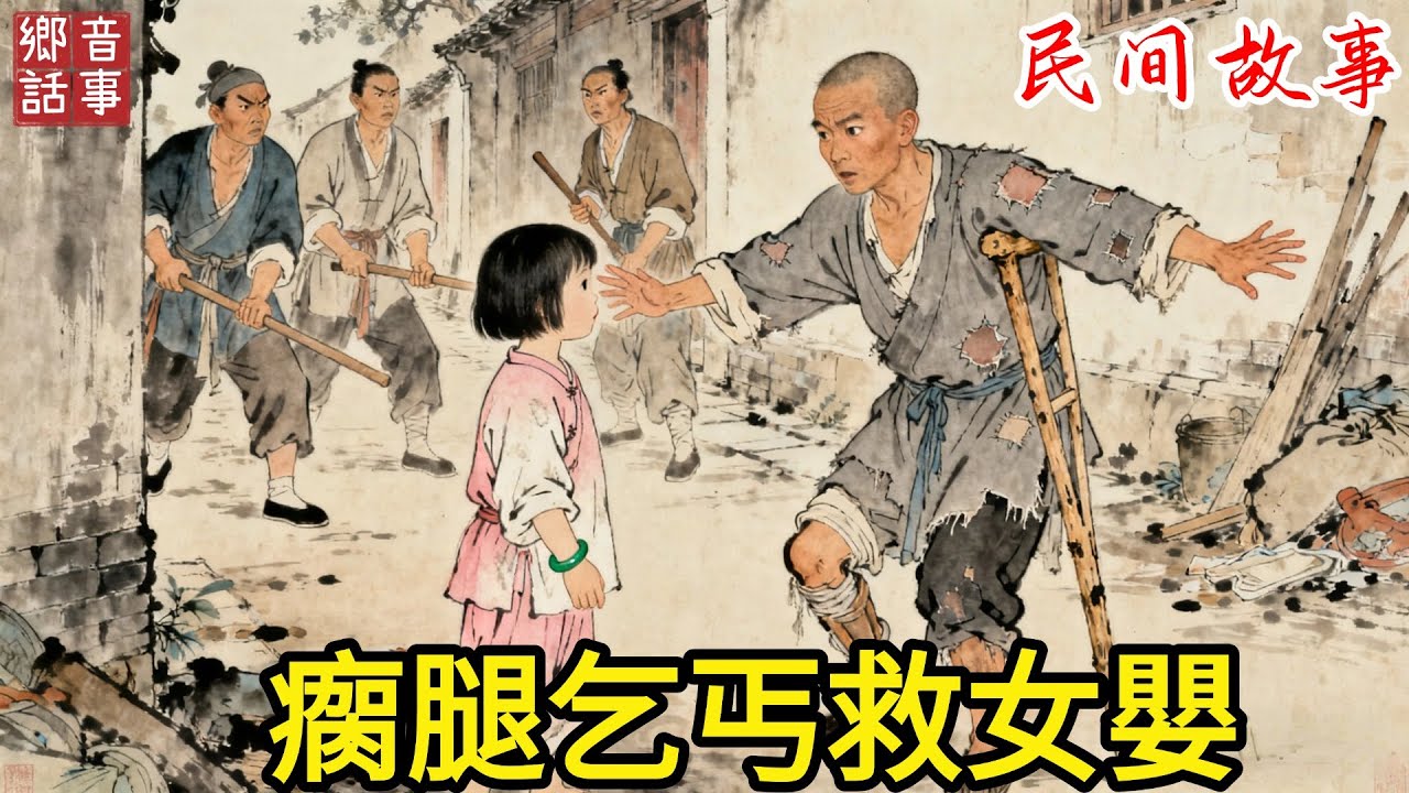 女嬰隨身玉鐲招來殺身之禍，6歲瘸腿男乞丐拼死守護十年，直到首富認出：這竟是自己「已死」的親生女兒#故事頻道 #民間故事 #故事分享 #中國文化 #聽書 #情感