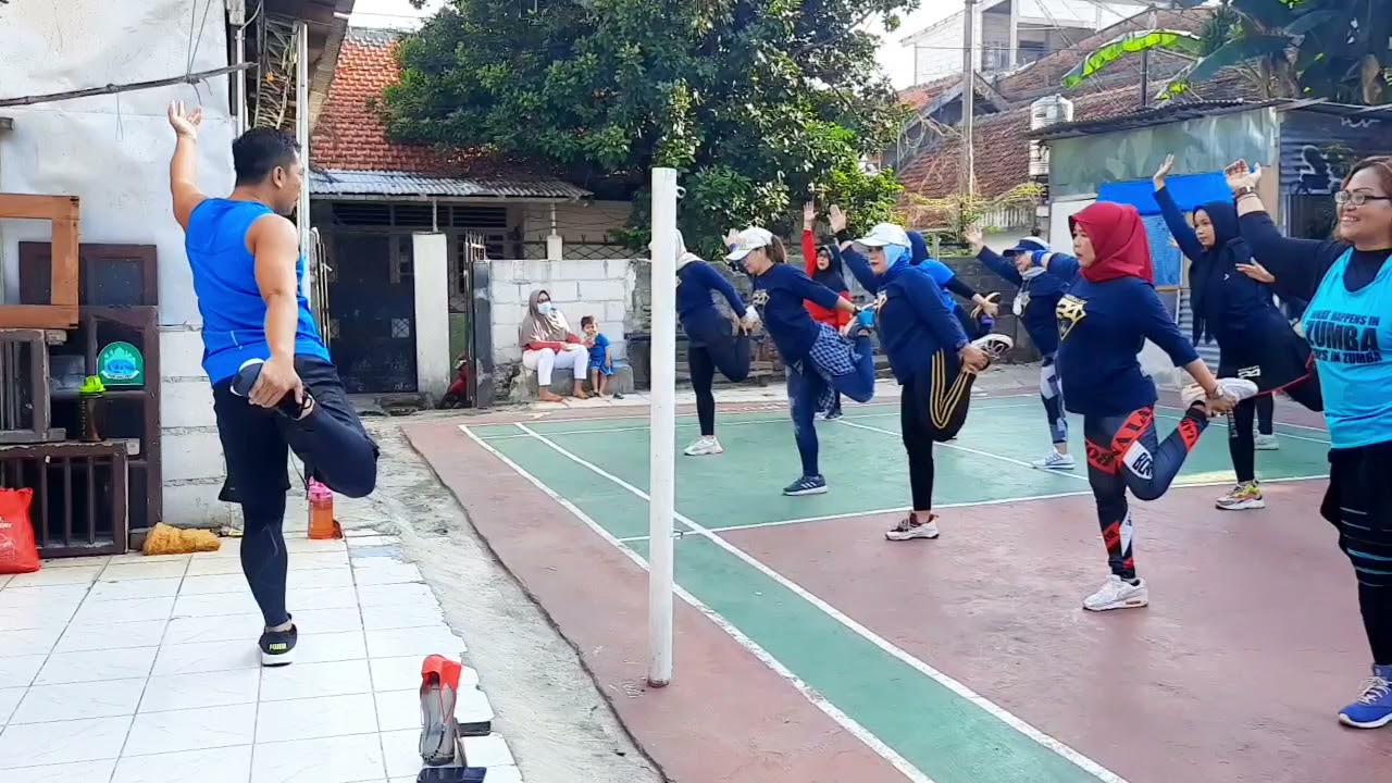 Aerobic Class lapangan | Koreo variasi | Simple koreo Low Impact| Pemanasan Aerobic