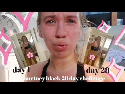 COURTNEY BLACK 28 DAY CHALLENGE | MY JOURNEY | emmarosehamilton