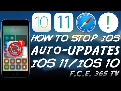 iOS 11.x / iOS 10.x How to Stop Your iPhone From Updating Automatically (UPDATED METHOD)