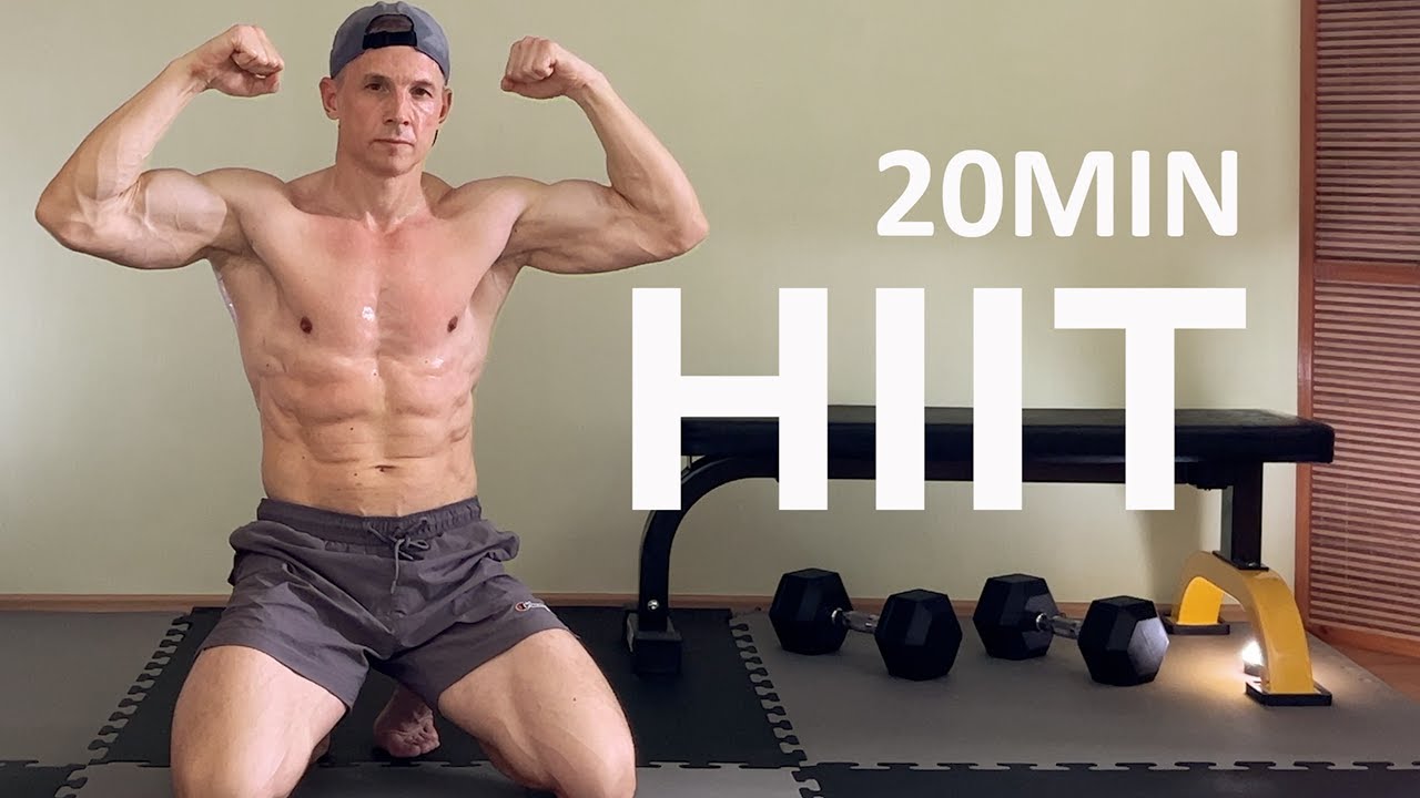 20-Minute Fat Burn HIIT | Full Body Workout | At Home | No Equipment ...