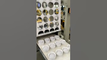 Coffee lid making machine