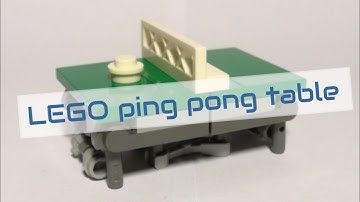 Working LEGO ping pong table