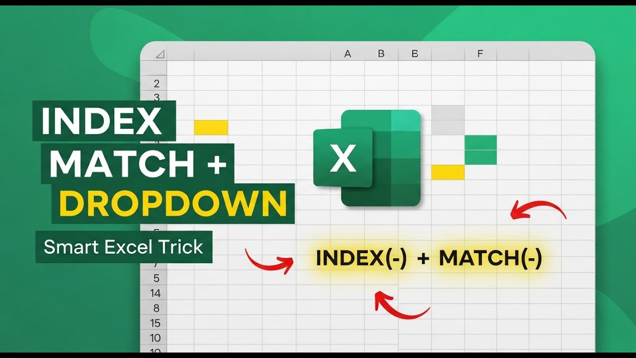 Index Match Formula with Data Validation in Excel