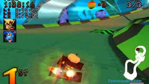 CTR : 100% Playthrough : Part 5 : Boss 1 : Ripper roo