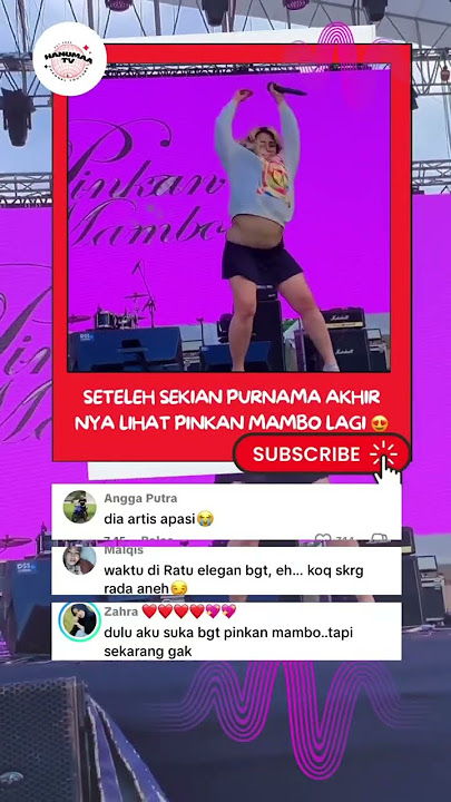 PINKAN MAMBO HADIR KEMBALI😍 #shorts #viralmusic #music #pinkanmambo #ratu #maiaestianty #konser