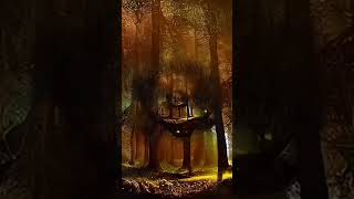 A strange video of overlapping trees on a circular and wonderful