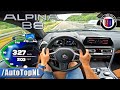 2022 ALPINA B8 *327KM/H* TOP SPEED POV on AUTOBAHN by AutoTopNL