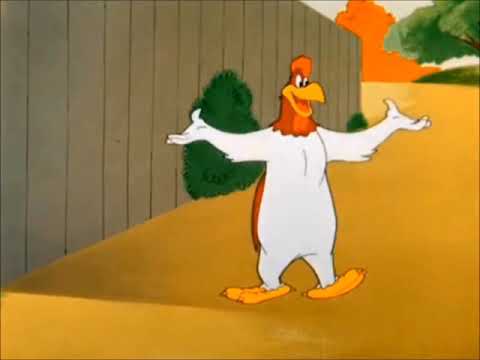 Foghorn Leghorn sings Doo Dah lyrics from De Camptown Races