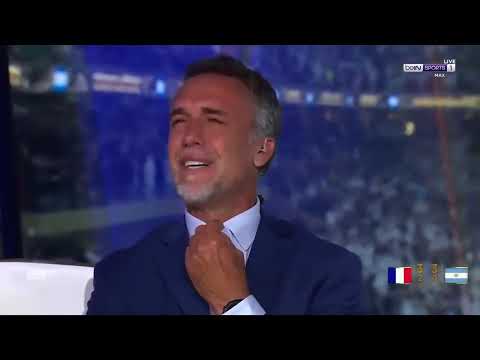 عفوية كابريل عمر باتيستوتا بعد تتويج التانجو بكاس العالم