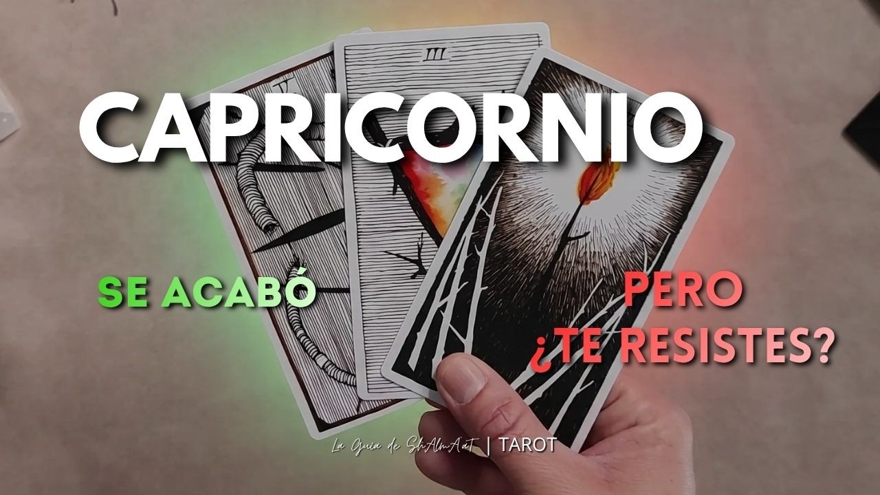 ♑ CAPRICORNIO 🧠 El conflicto terminó, pero ¿estás escuchando lo que de ...