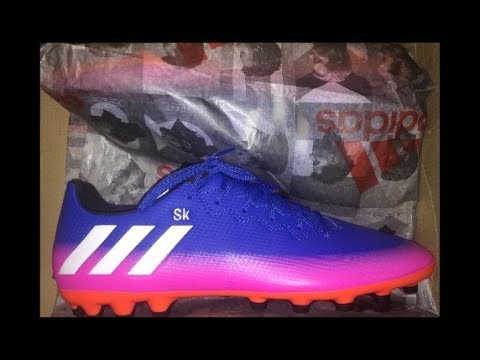 Soccer kickers: Adidas Messi 16.3 AG Unboxing - YouTube