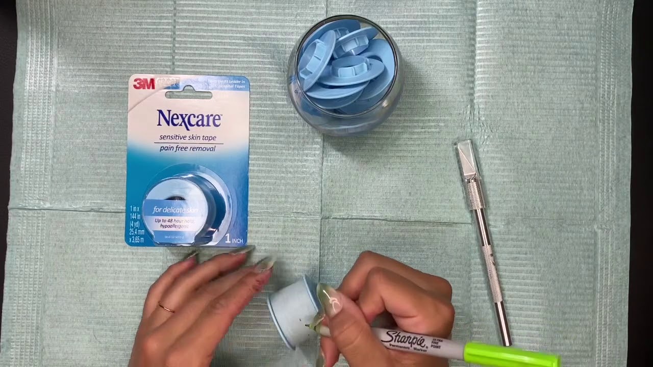 EYELASH EXTENSIONS TAPE Making the most out of your blue Nexcare