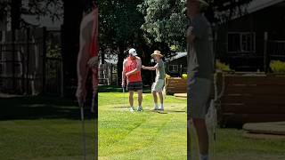 “You gotta trim your back-mullets”😂🤣 #golf #backyard #golfing #golflife #golfaddict