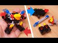 LEGO brick transformers mech MOC tutorial - combiner Super Aslan (similar to GaoGaiGar)