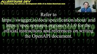 OpenAPI document writing paradigm and process spec