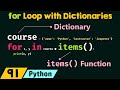 for Loop with Dictionaries in Python