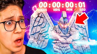 ¡AHORA MISMO! EVENTO FINAL **ULTIMO RAYO** SE ROMPE LA ESTATUA DEL OLIMPO en FORTNITE! (TEMPORADA 3)