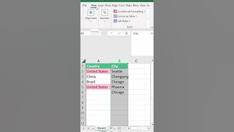 HIGHLIGHT DUPLICATES IN EXCEL #excel #shortvideo #short #shorts #youtubevideos #youtubeshorts #viral