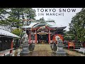 Live tokyo snowy march morning walk