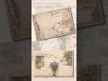 Vintage Lavender Journal Printable Kit 68 Pages, 50 Double Page Spreads tags pockets envelopes