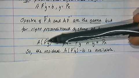 Conjugate Gradient Method (Part 2)